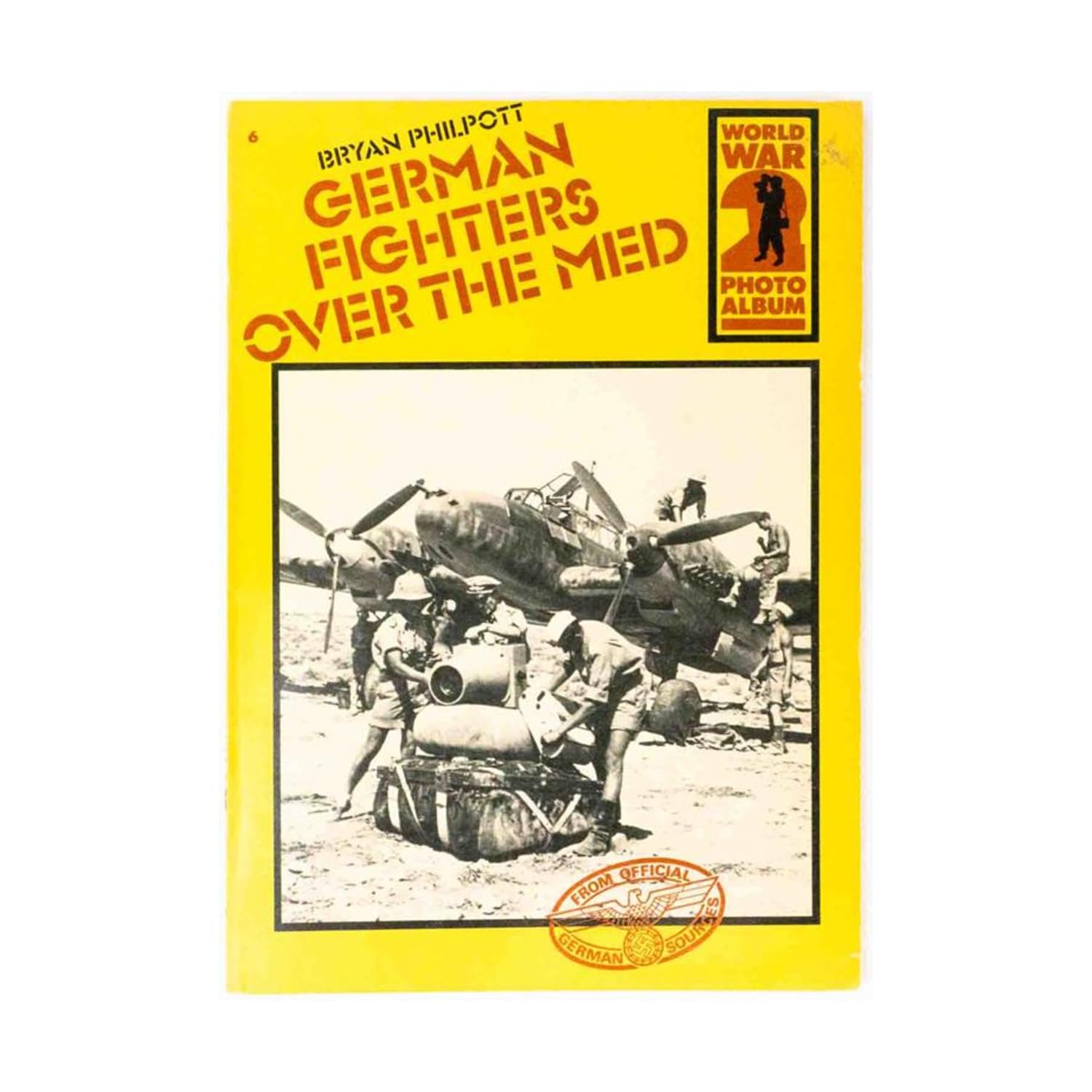 German Fighters Over the Med World War 2 Photo Album book