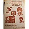 Bibliography of African Women Writers and Journalists Reference Books