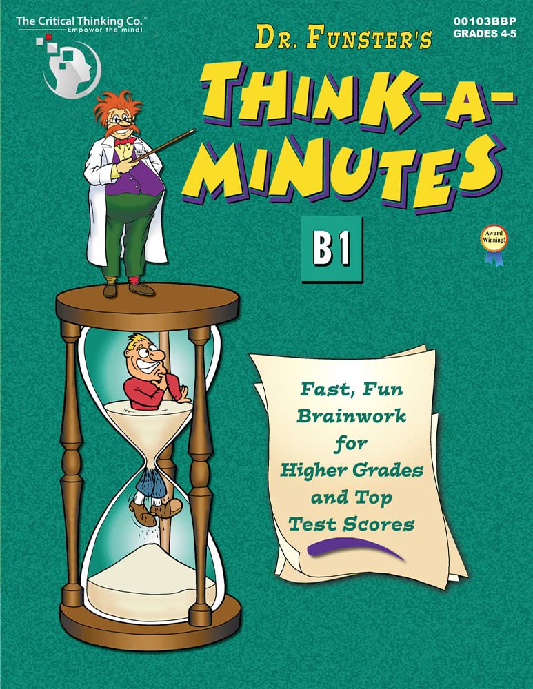 Dr. Funster's Think-A-Minutes, Level B Book 1 Tiptoi & Games