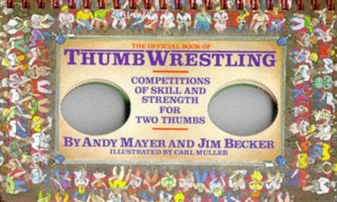 Official Book of Thumb Wrestling Game Board Book book