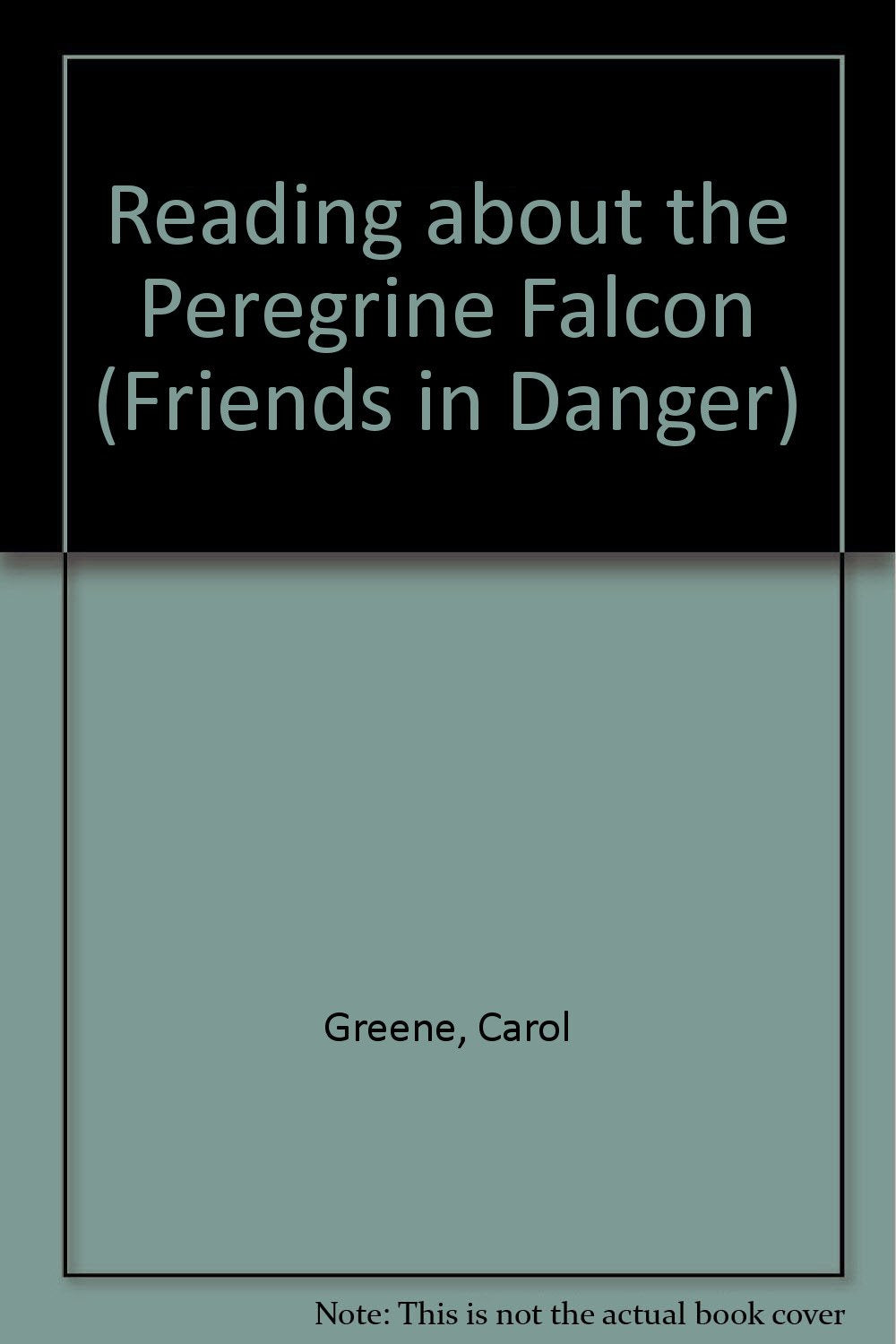 Reading About the Peregrine Falcon (Friends in Danger) Non-fiction