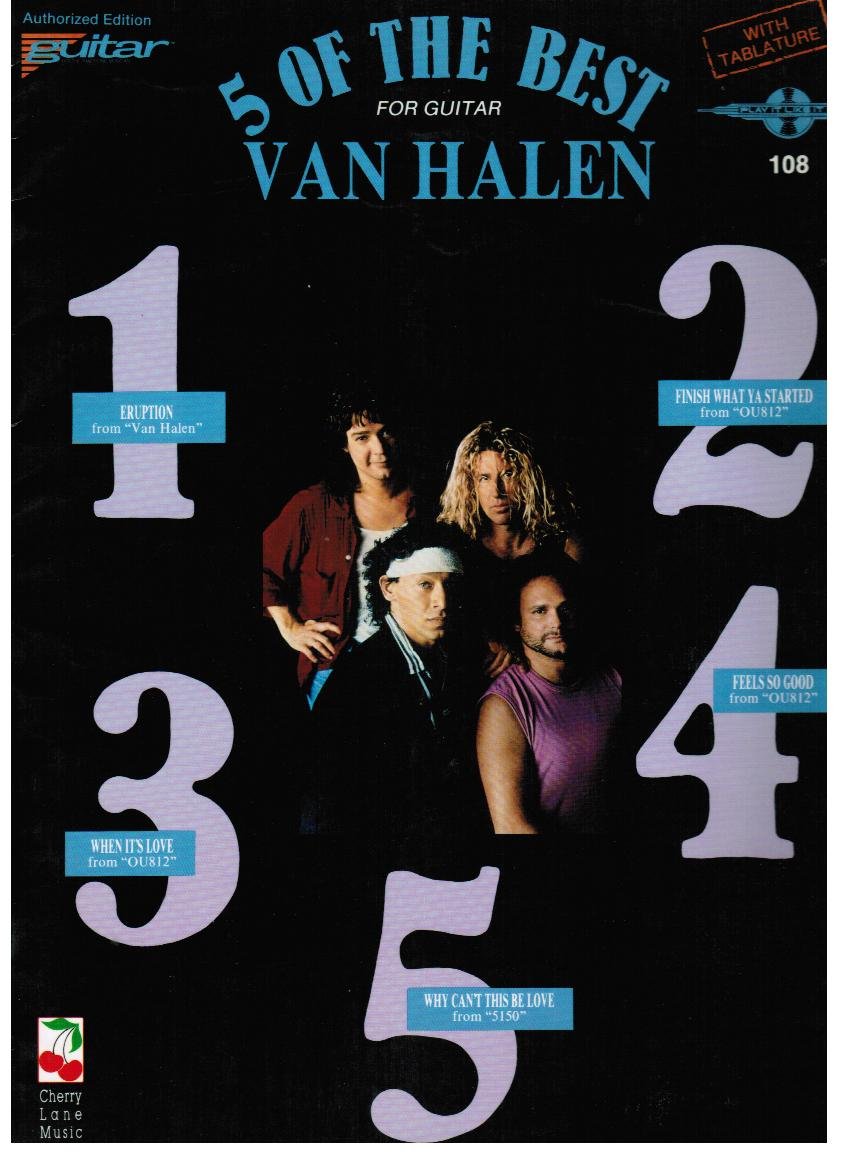 Five of the Best - Van Halen: For Guitar with Tablature (Play it Like it is) Sheet Music