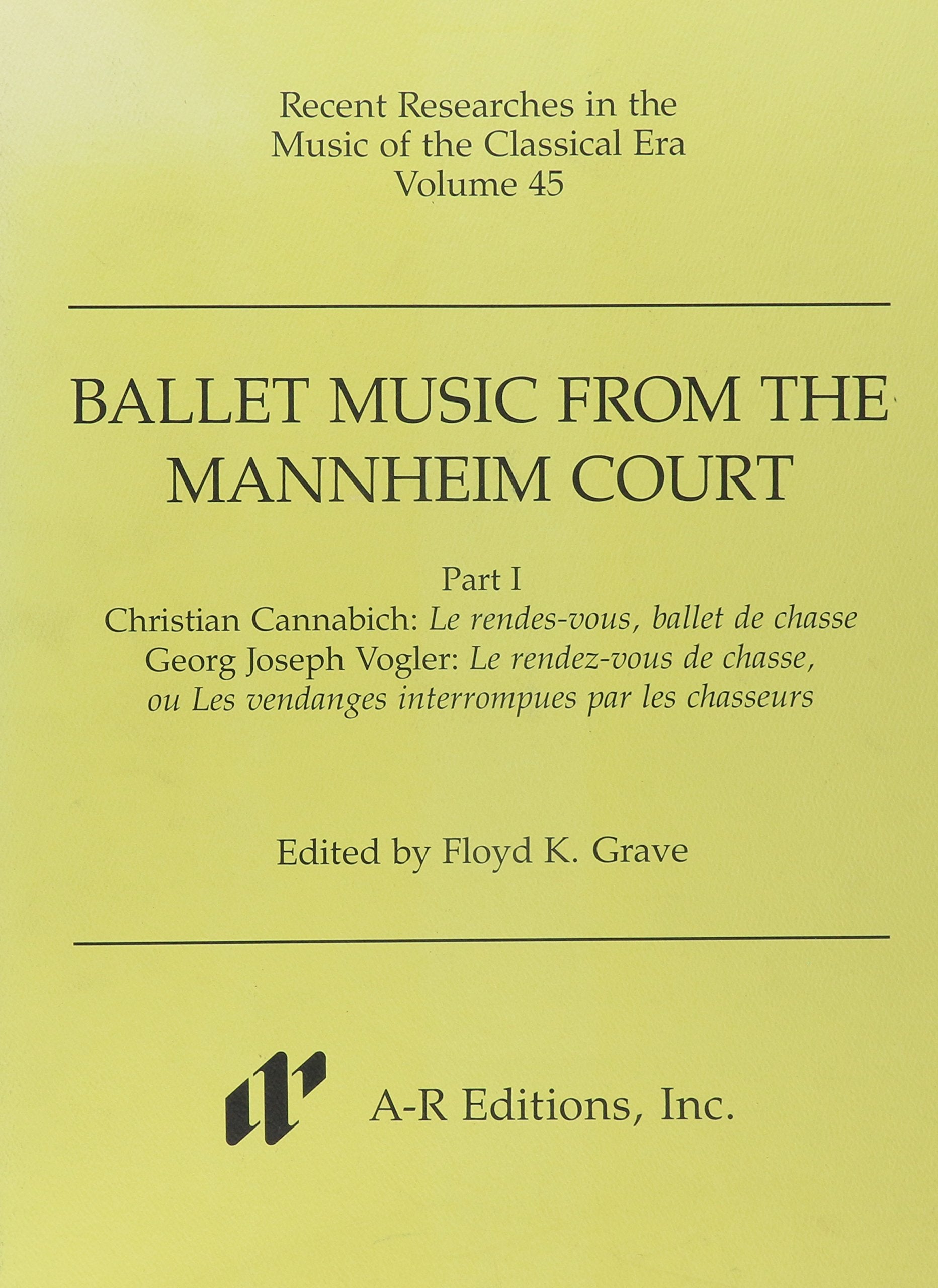 Ballet Music from the Mannheim Quartet (Recent Researches in the Music of the Classical Era) Arts & Music