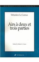 Airs a Deux Et Trois Parties book