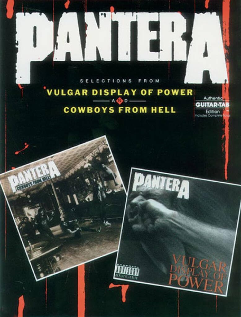 Pantera: Selections from Vulgar Display of Power and Cowboys from Hell book