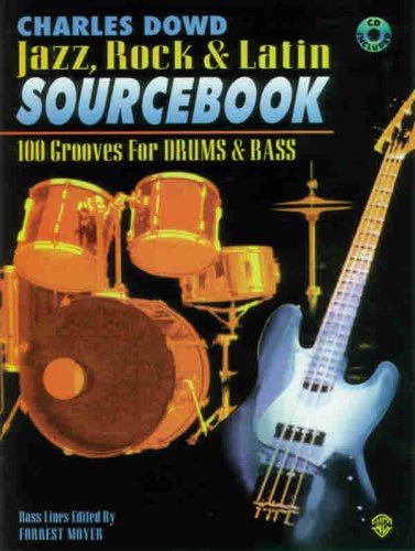 Jazz, Rock and Latin Sourcebook: 100 Grooves for Drums and Bass Sheet Music