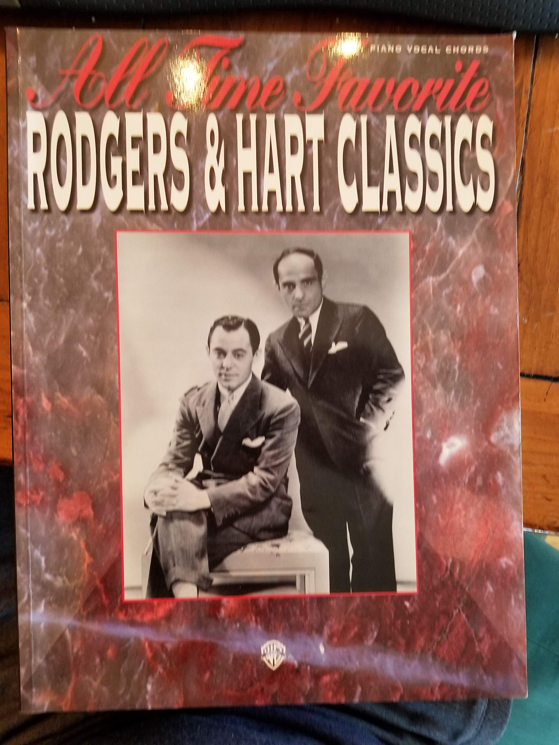 All Time Favorite Rodgers & Hart Classics: Piano/Vocal/chords Sheet Music