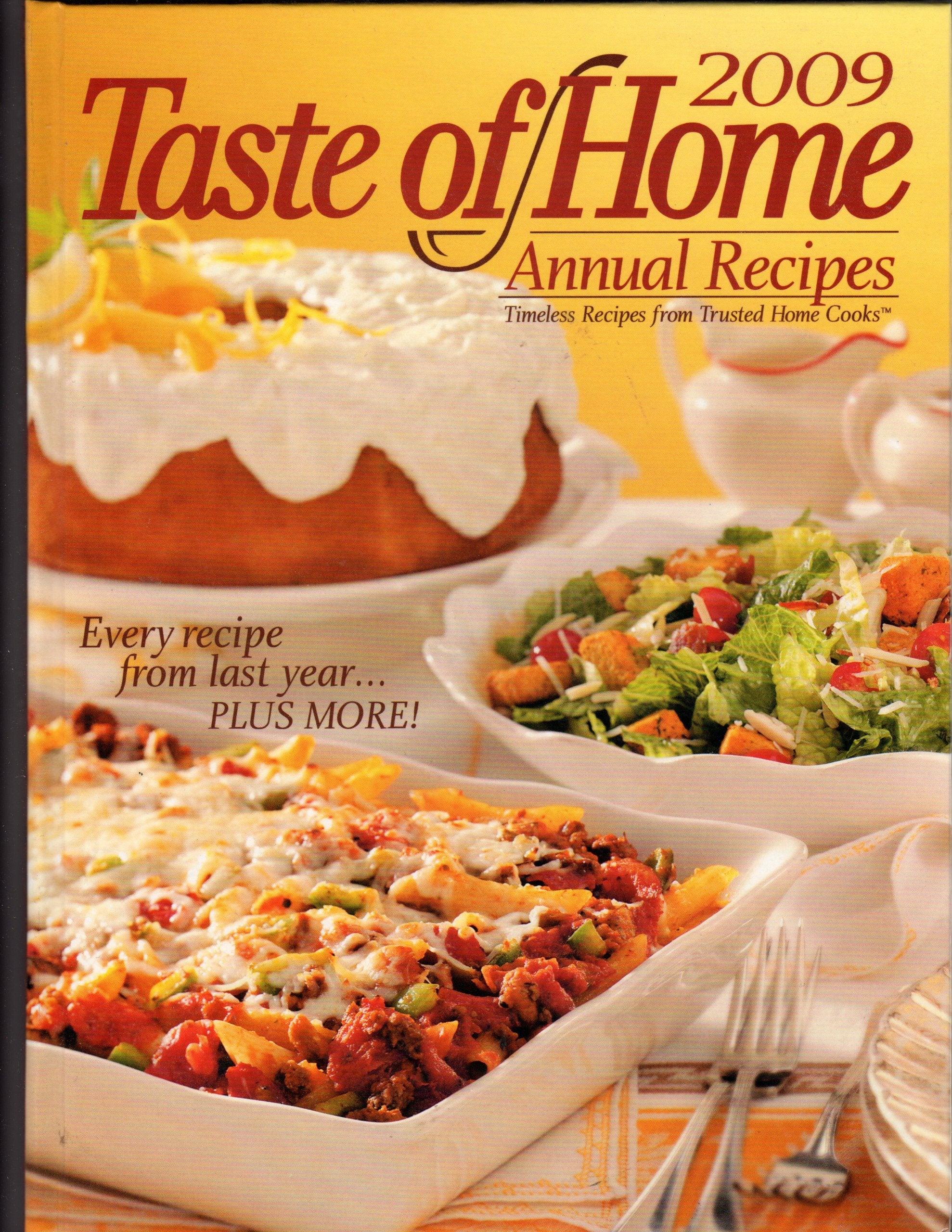 Taste of Home 2009 Annual Recipes Books