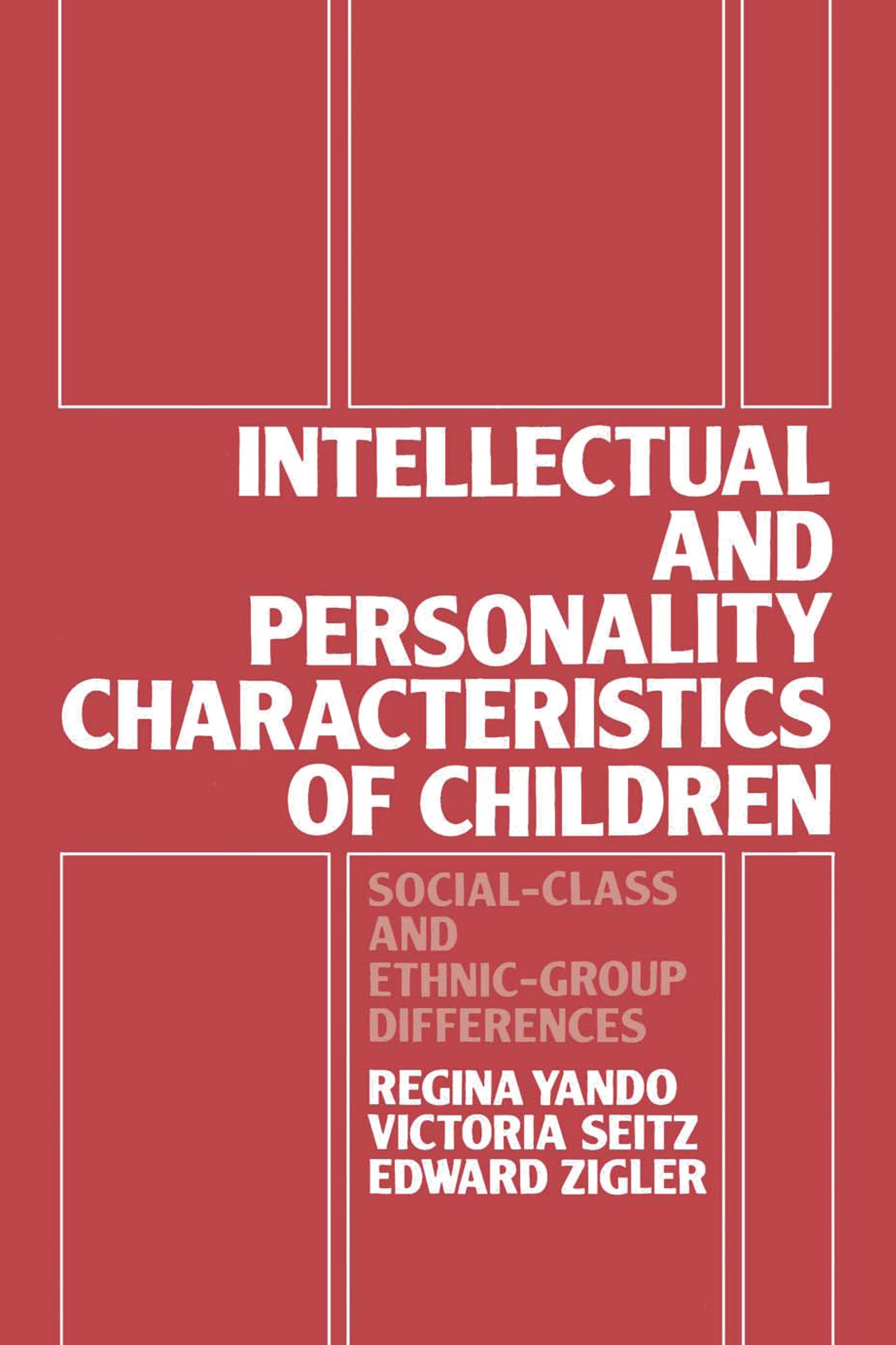 Intellectual and Personality Characteristics of Children Psychology