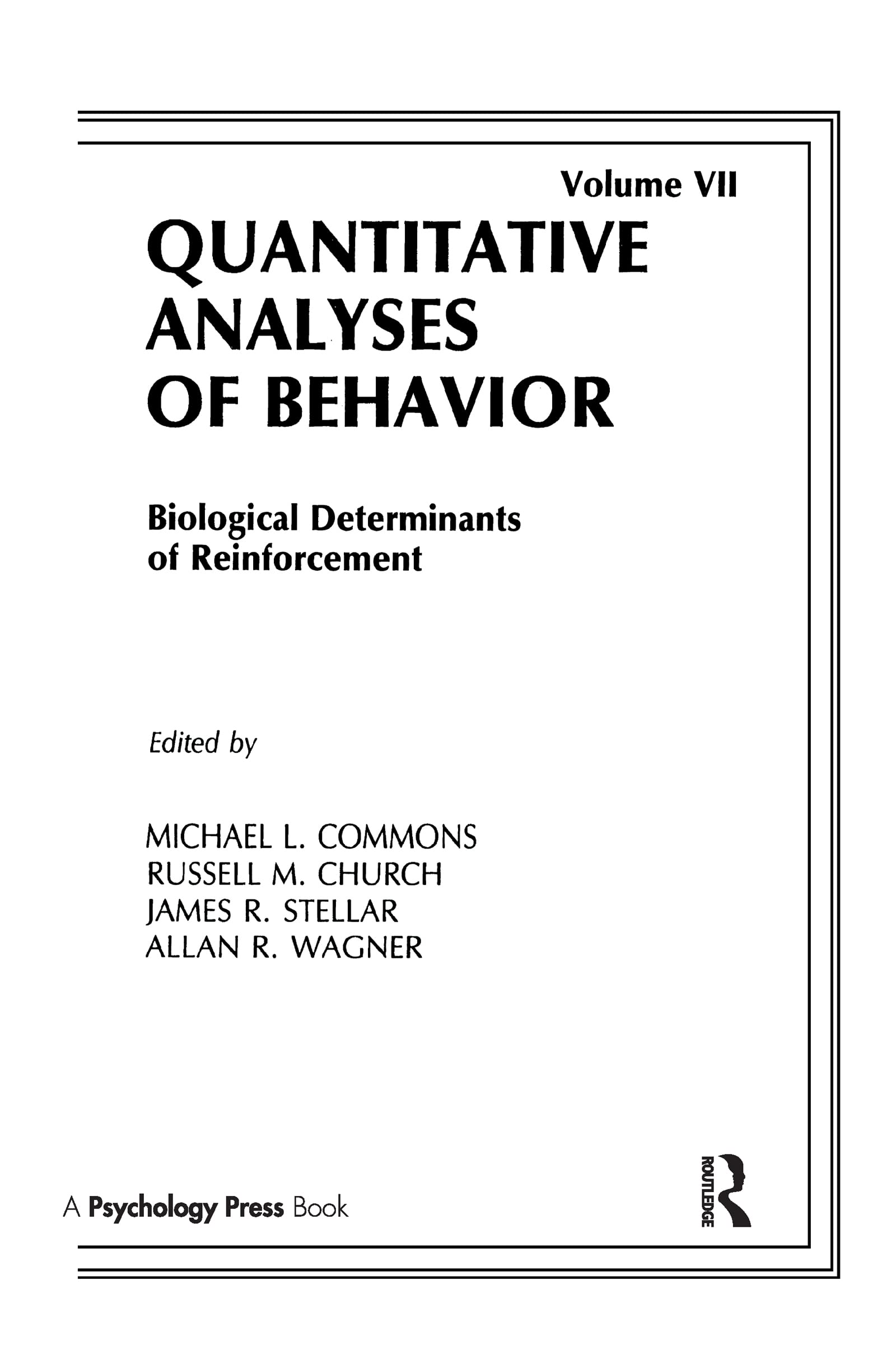 Biological Determinants of Reinforcement (Quantitative Analyses of Behavior, Band 7) Film, Art & Culture