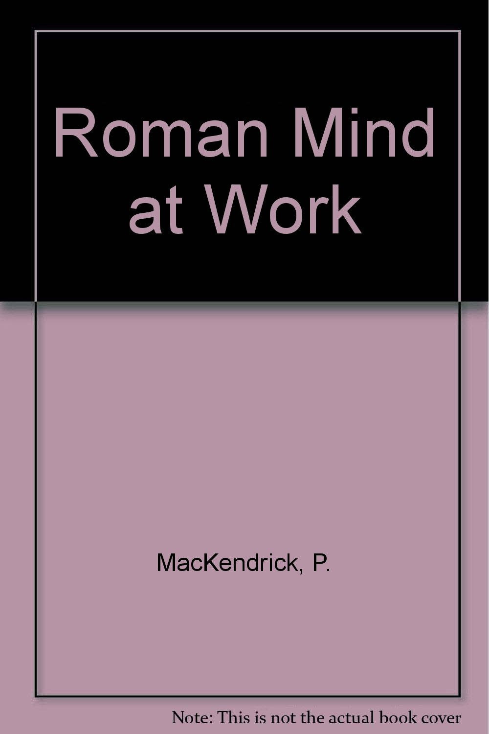 Roman Mind at Work book