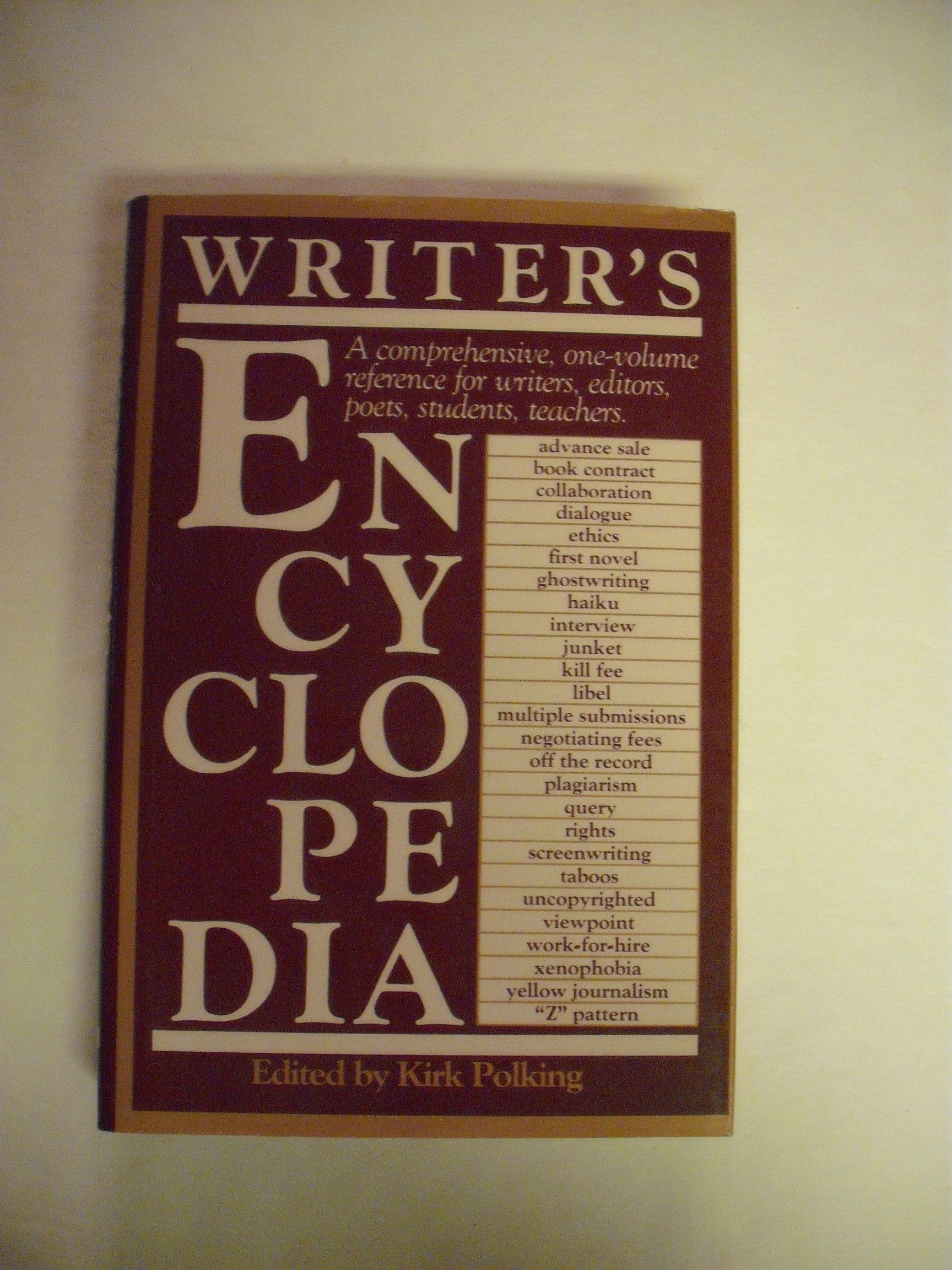 Writer's Encyclopedia Books