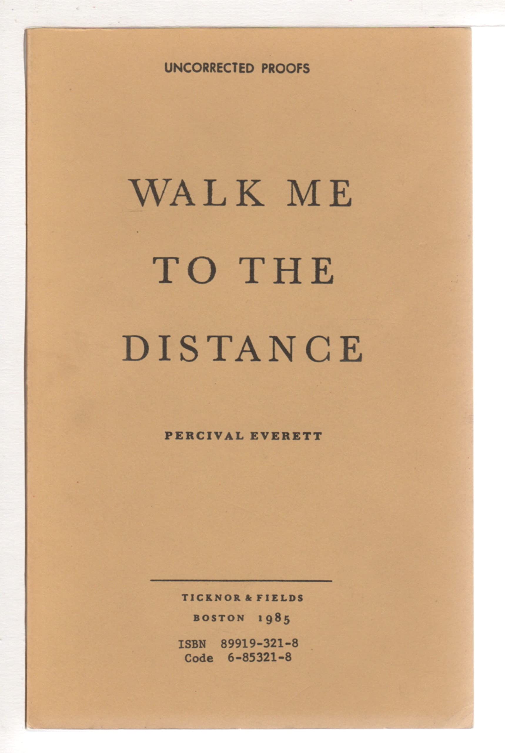 Walk Me to the Distance Contemporary literature
