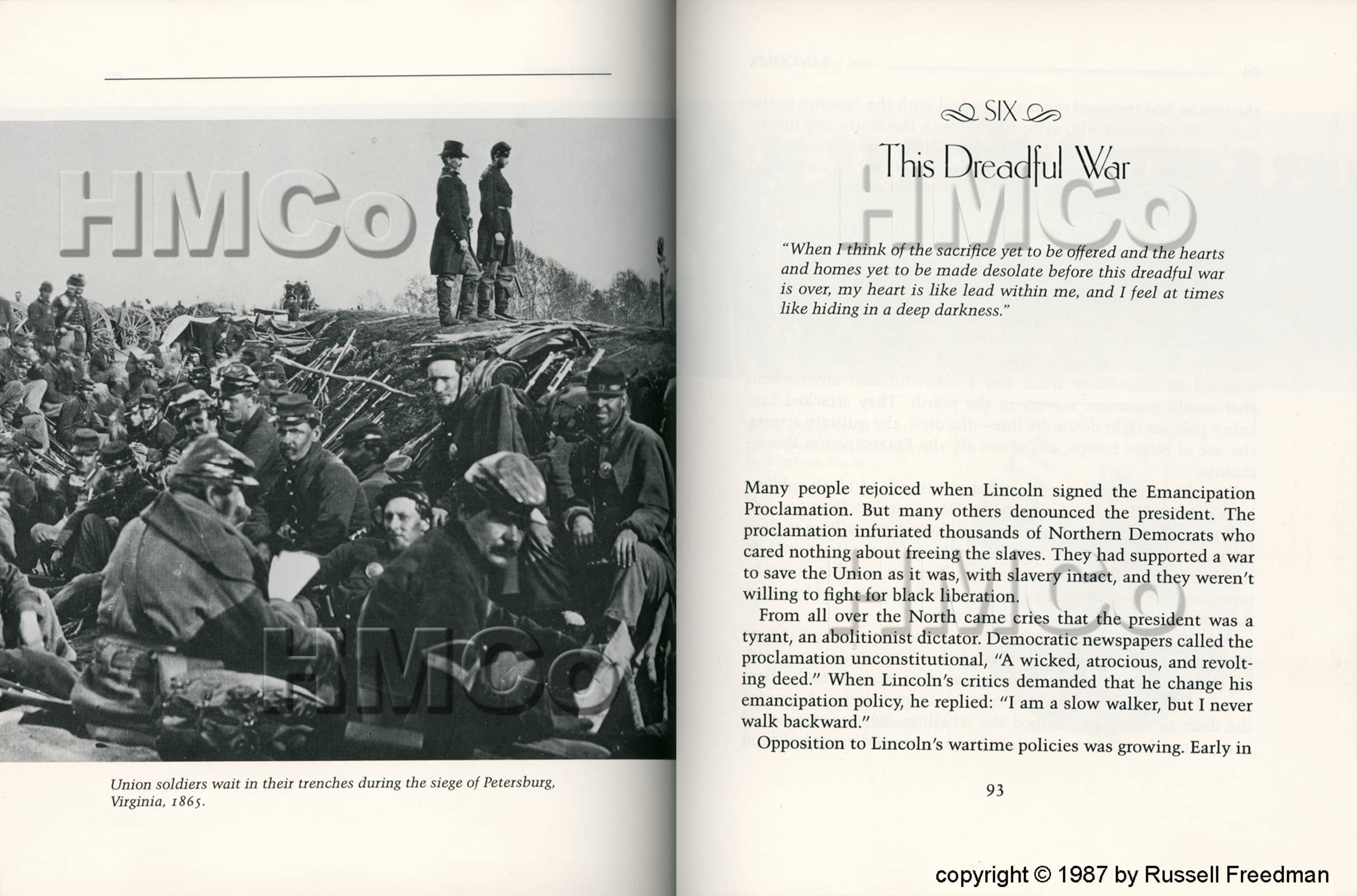 Lincoln: A Photobiography book