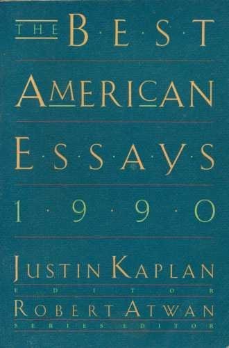 Product Image: The Best American Essays 1990