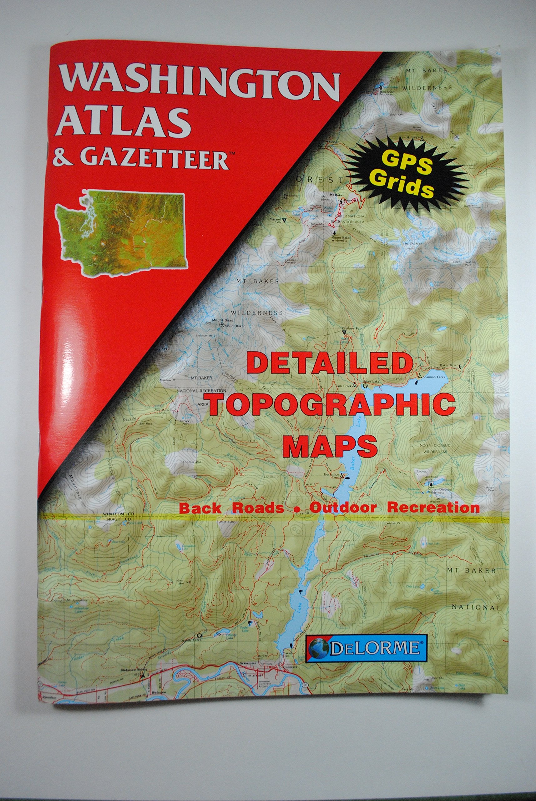 Washington Atlas & Gazetteer (Delorme Atlas & Gazetteer) Leisure, Home & Garden