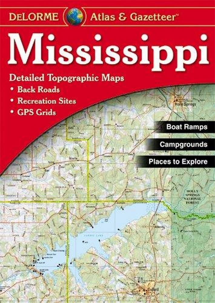 Mississippi Atlas & Gazetteer book
