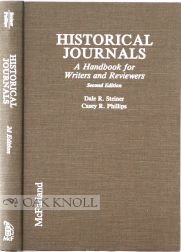 Historical Journals: A Handbook for Writers and Reviewers Media & Communication