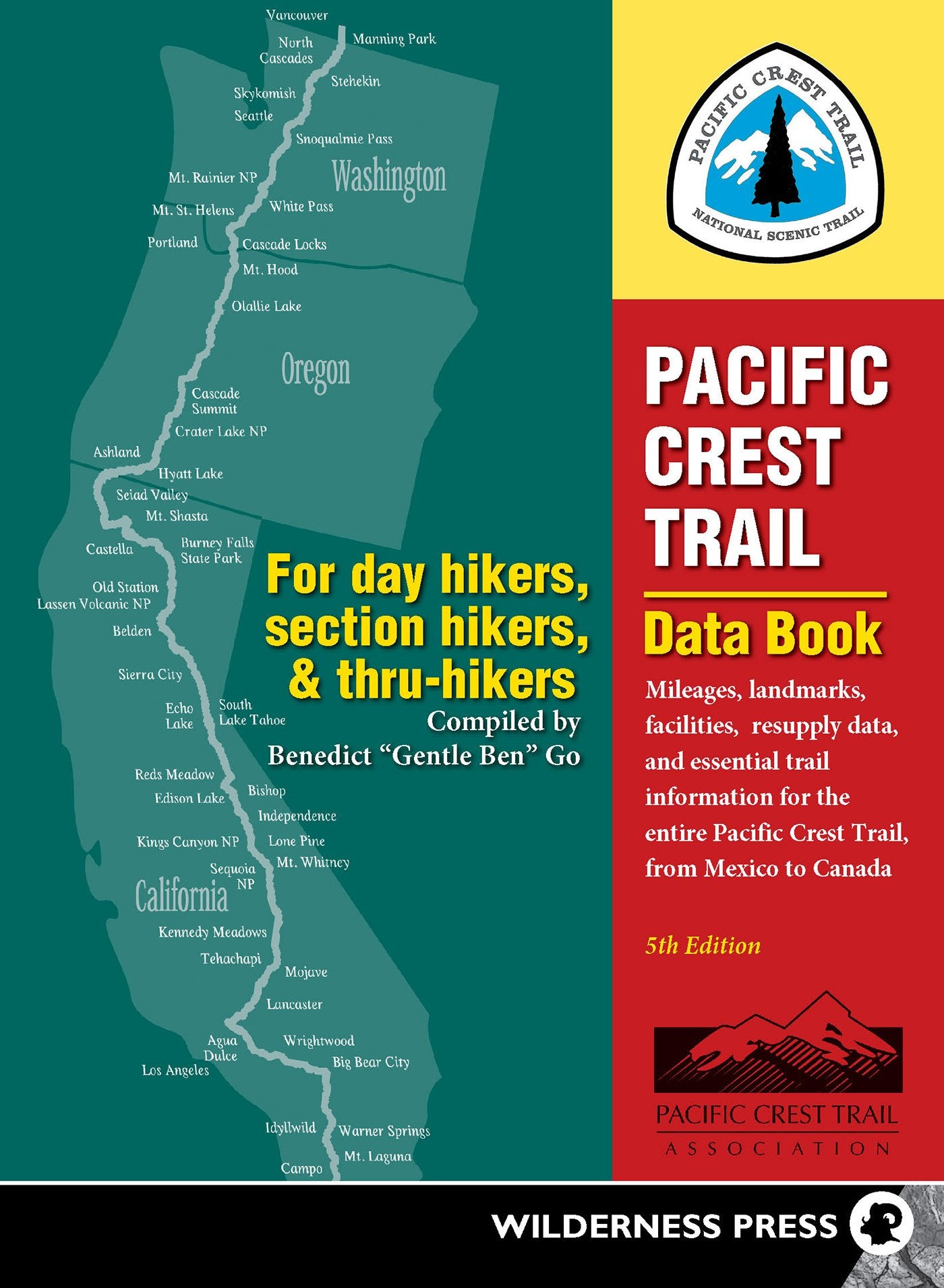 Pacific Crest Trail Data Book: Mileages, Landmarks, Facilities, Resupply Data, and Essential Trail Information for the Entire Pacific Crest Trail, fr Leisure, Home & Garden