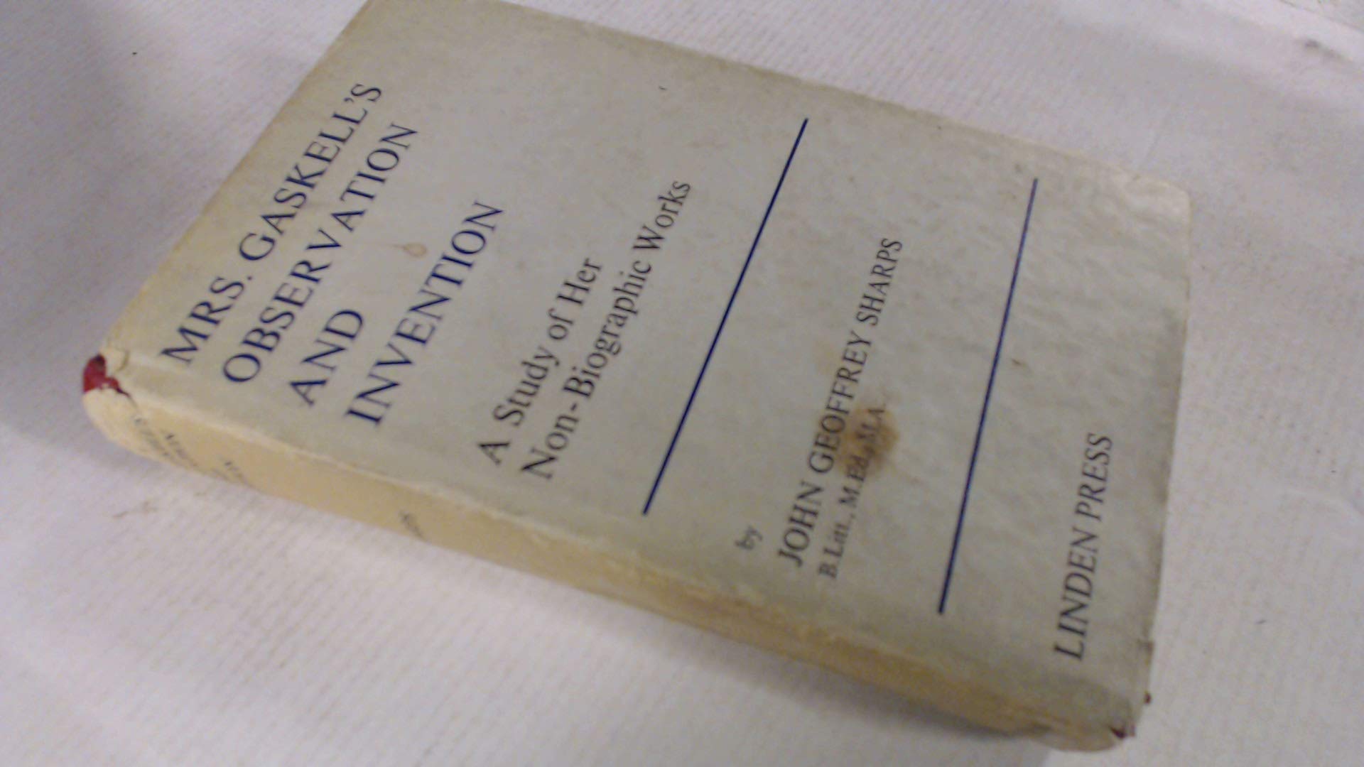 Mrs. Gaskell's Observation and Invention Memories