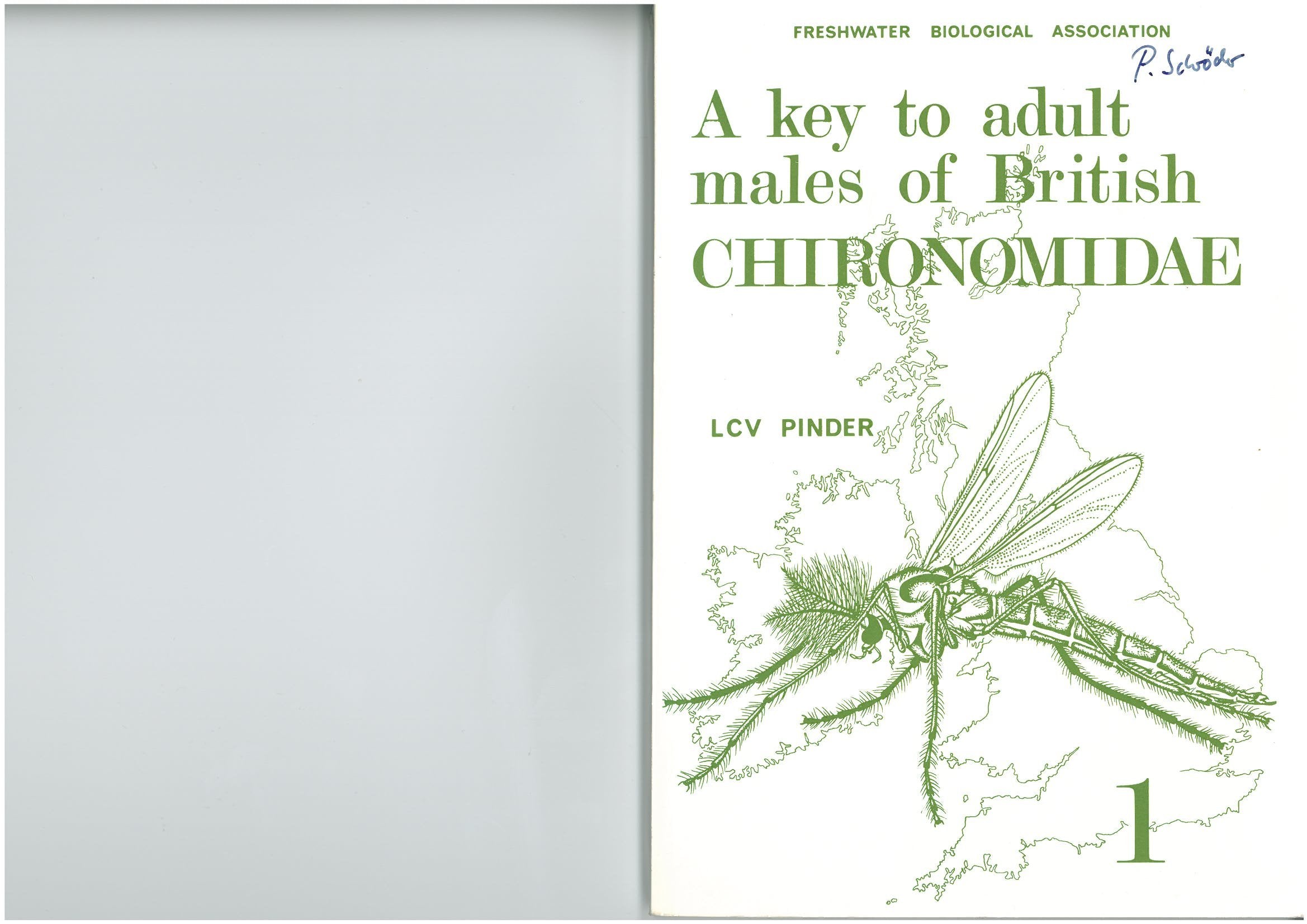 A Key to the Adult Males of the British Chironomidae (Diptera) book