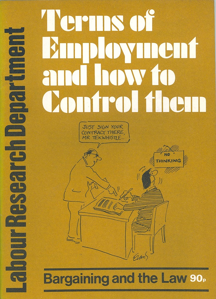 Terms of Employment and How to Control Them (Bargaining & the law) Books