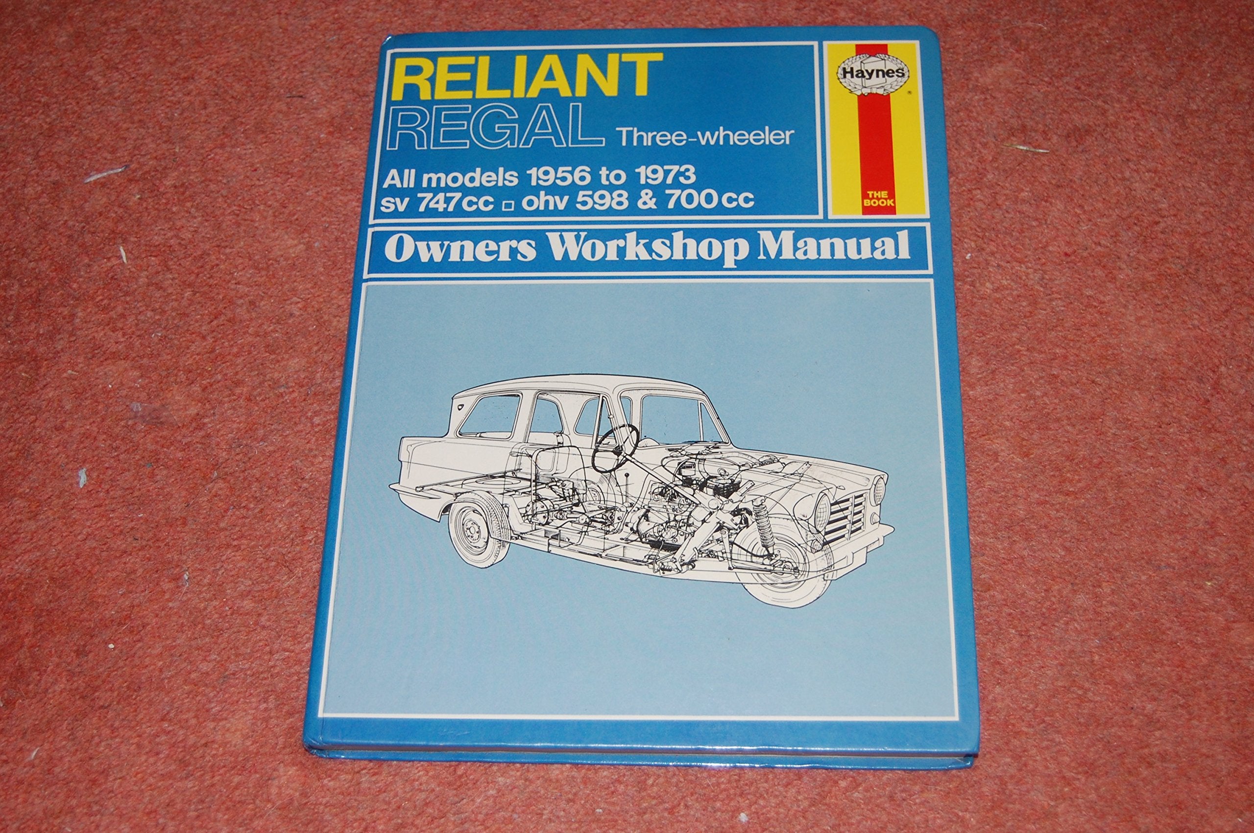 Reliant Regal Three Wheeler Owner's Workshop Manual book