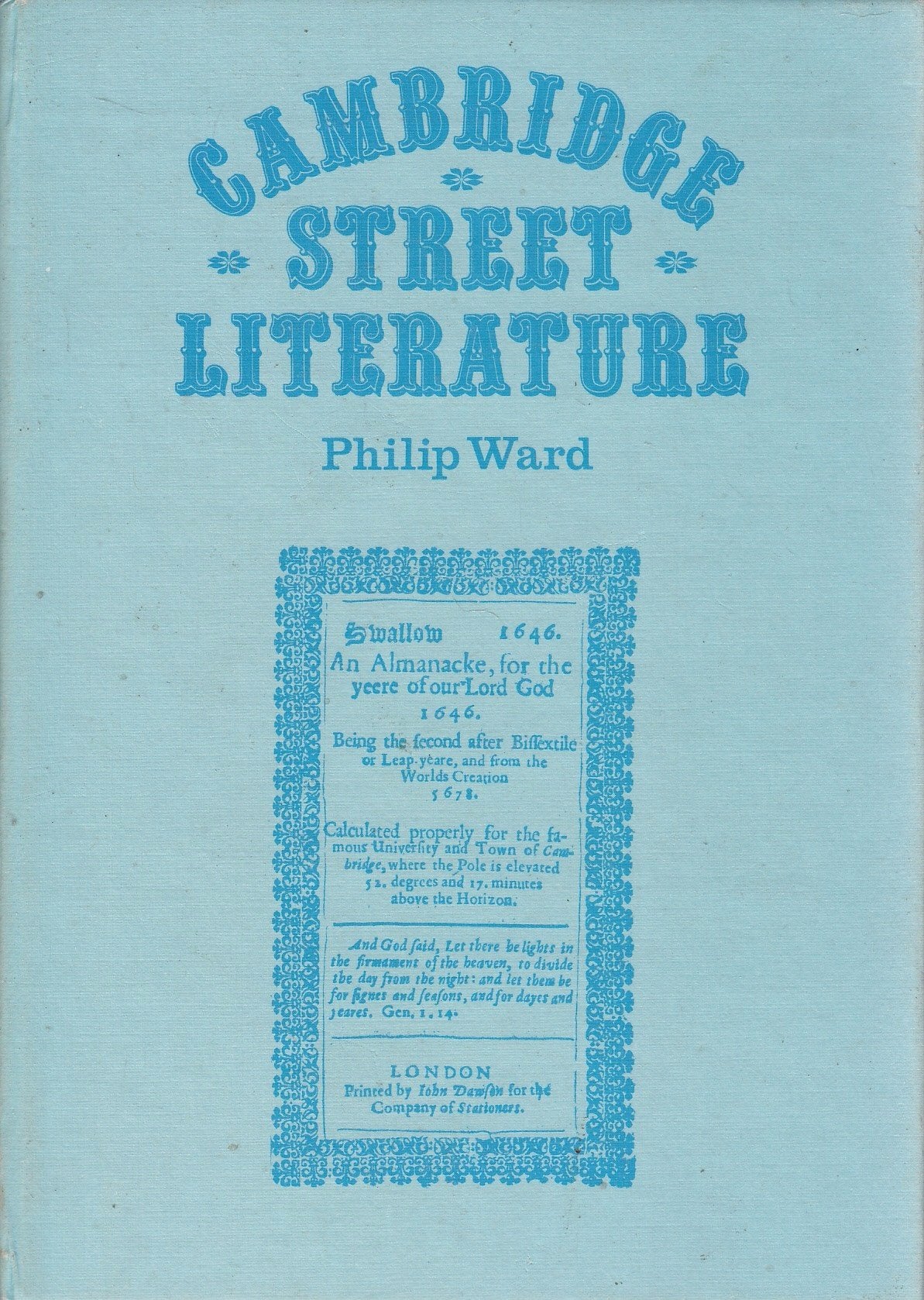 Cambridge Street Literature book