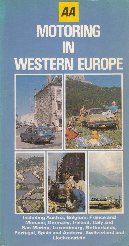 Motoring in Western Europe 1979 book