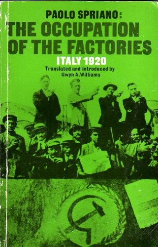 Occupation of the Factories: Italy, 1920 Books