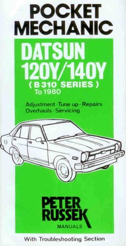 Pocket Mechanic for Datsun Sunny to 1979 Leisure, Home & Garden