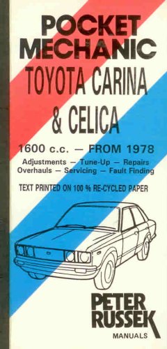 Pocket Mechanic for Toyota Celica/Carina to 1979 Books