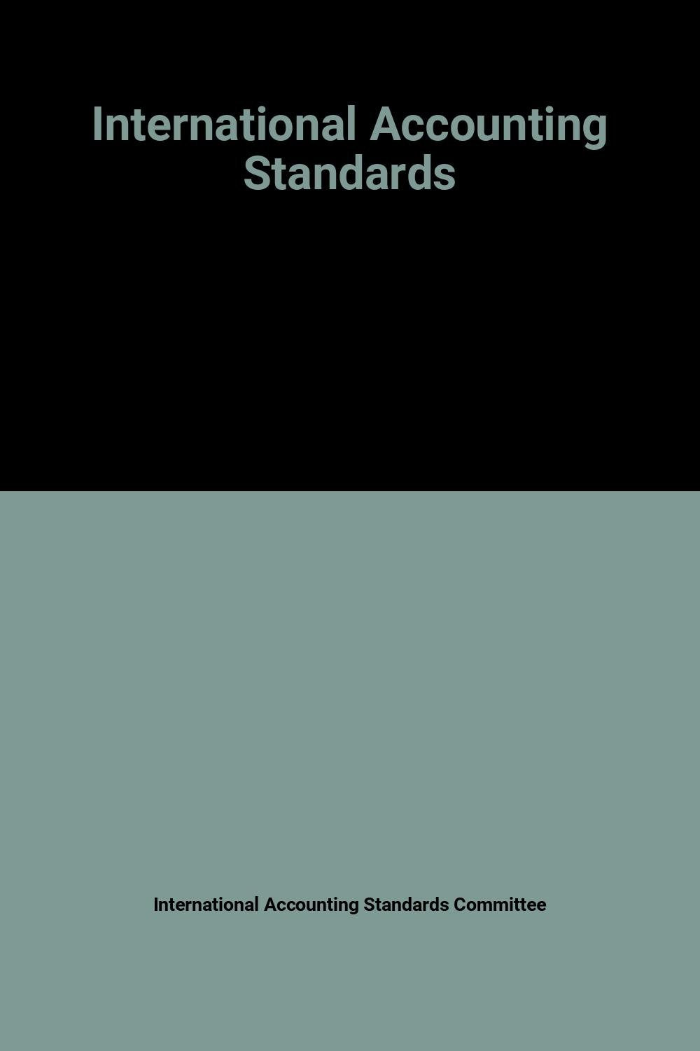 International Accounting Standards 1994 Business, Finance & Career