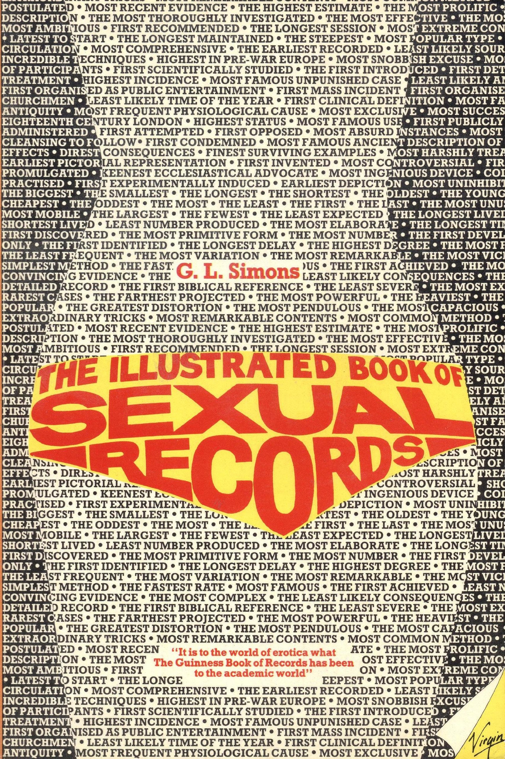 Illustrated Book of Sexual Records Books