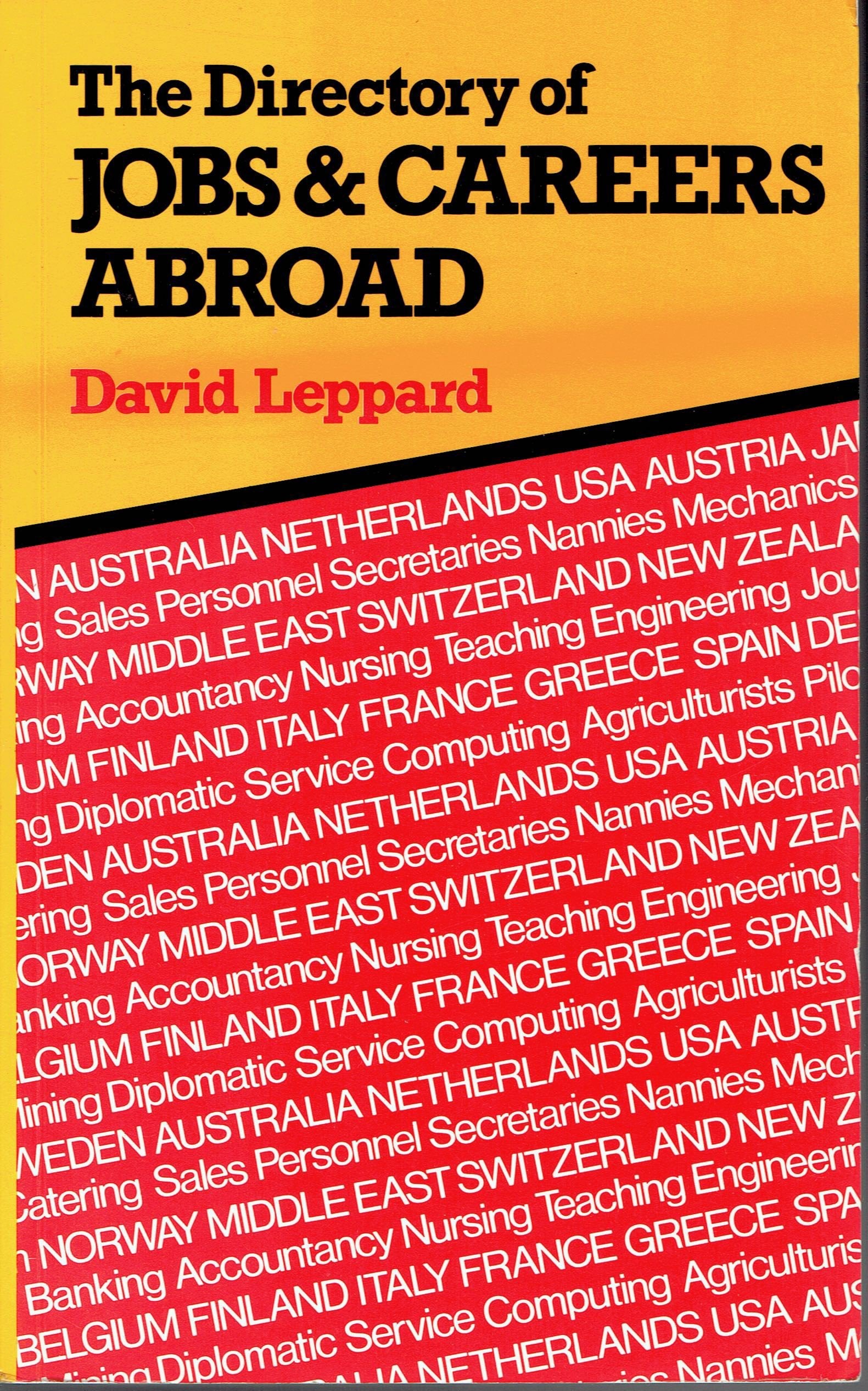 Directory of Jobs and Careers Abroad book