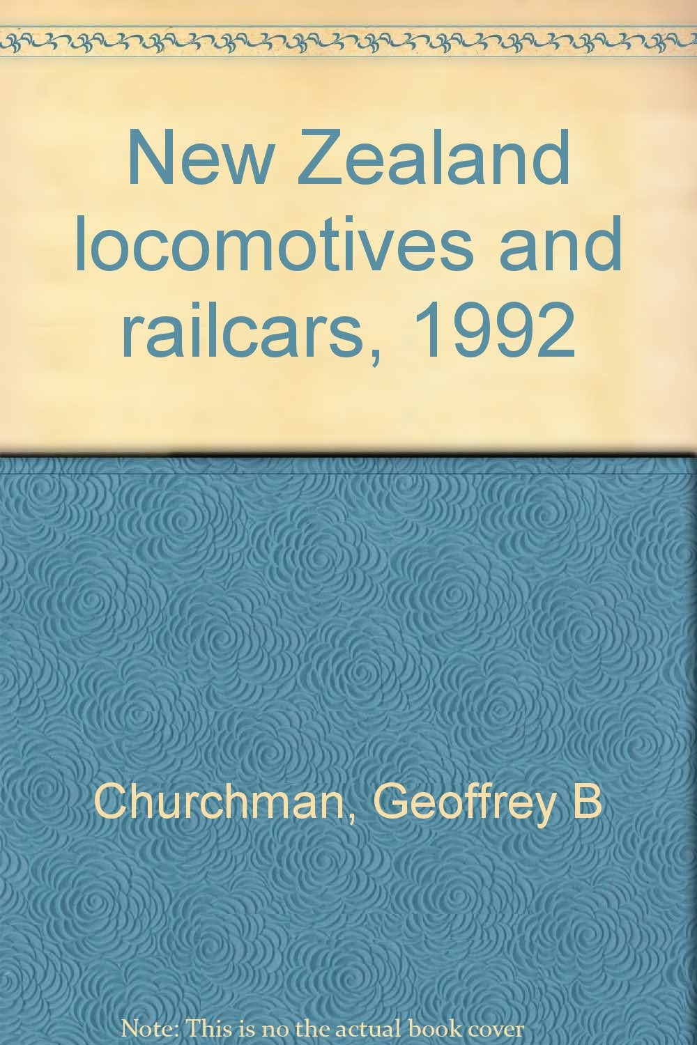 New Zealand locomotives and railcars, 1992 Books