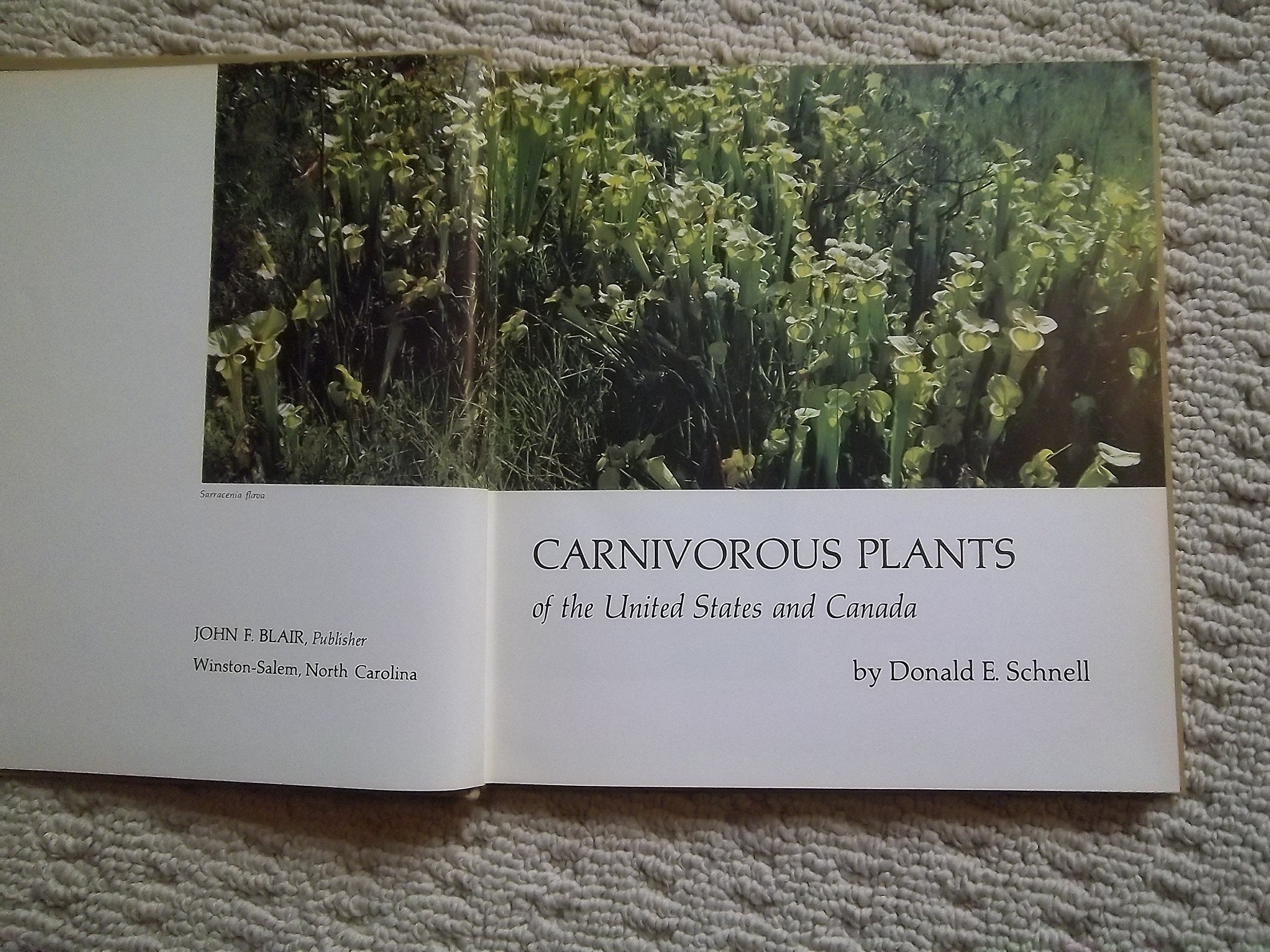 Carnivorous Plants of the United States and Canada book