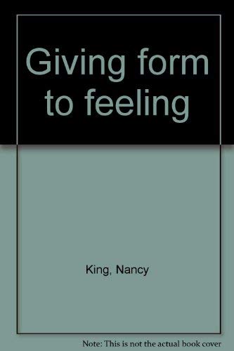 Giving form to feeling Books