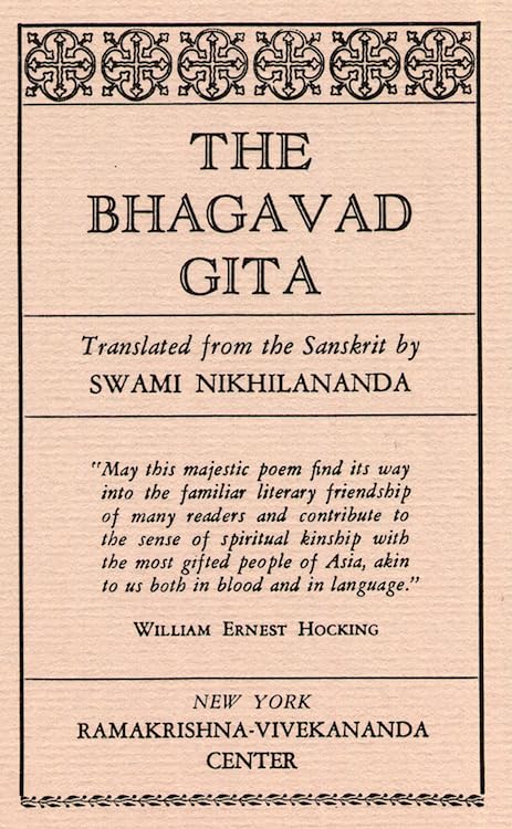 Bhagavad-gita Religion & Esotericism