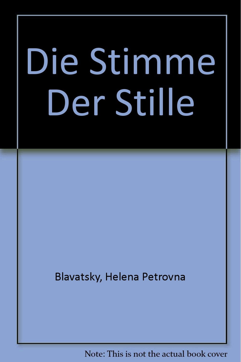 Die Stimme Der Stille Books