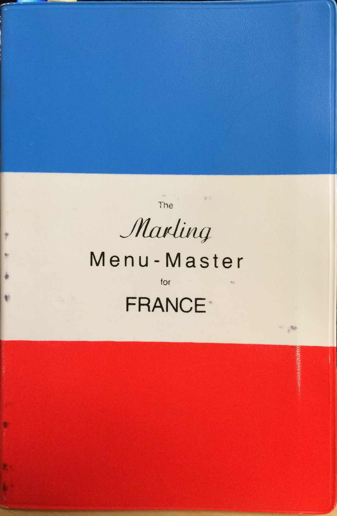 Marling Menu-Master for France book