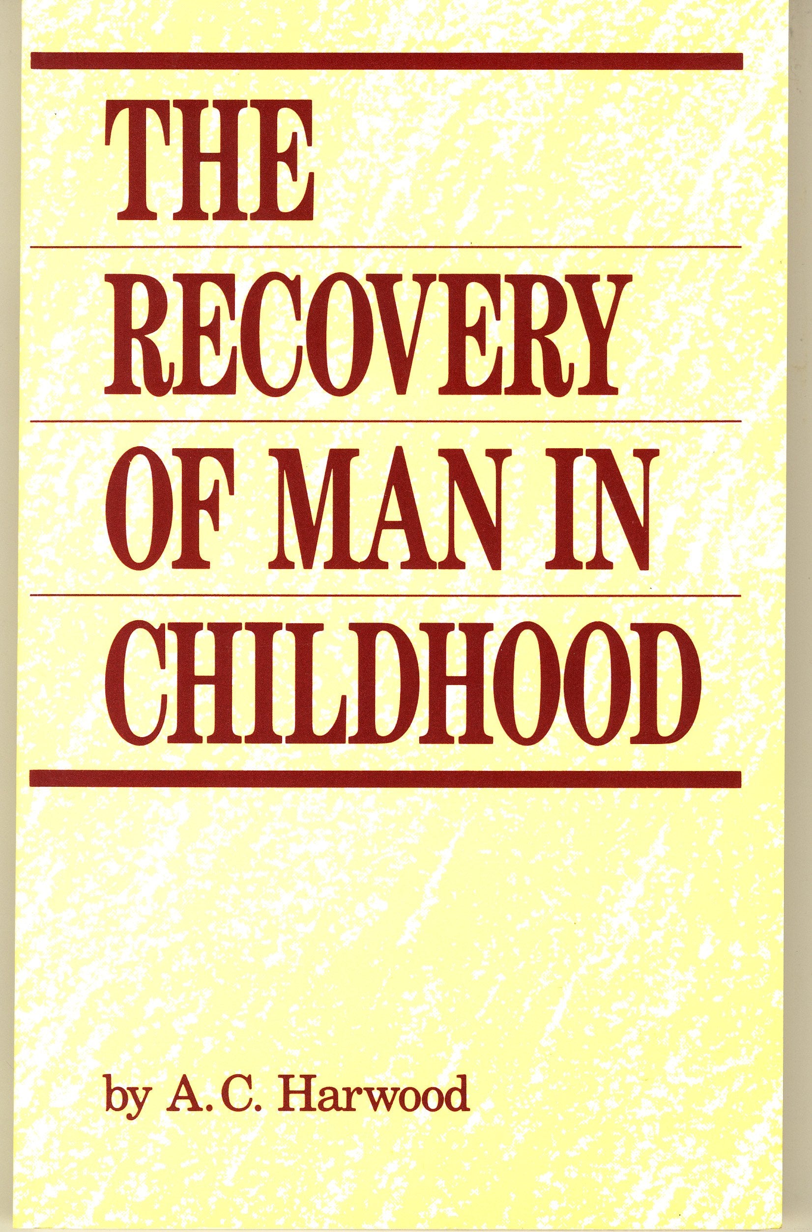 Recovery of Man in Childhood Books