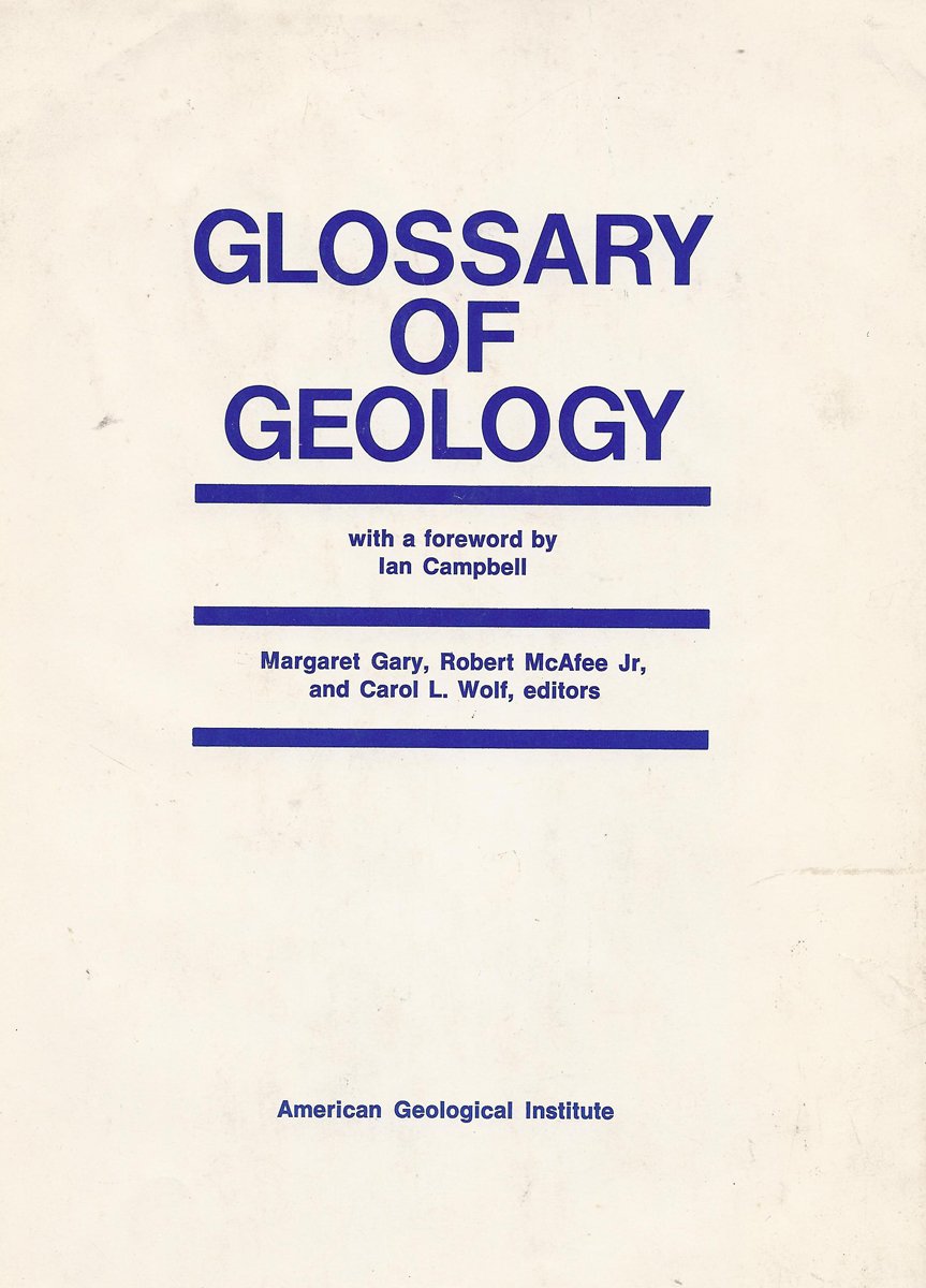 Glossary of Geology Books