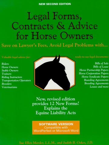 Legal Forms, Contracts, and Advice for Horse Owners Law