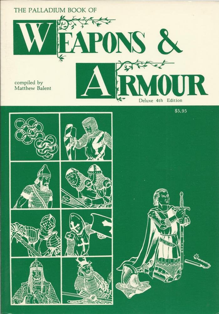 The palladium Book of Weapons & Armour - Deluxe 4th Edition Books