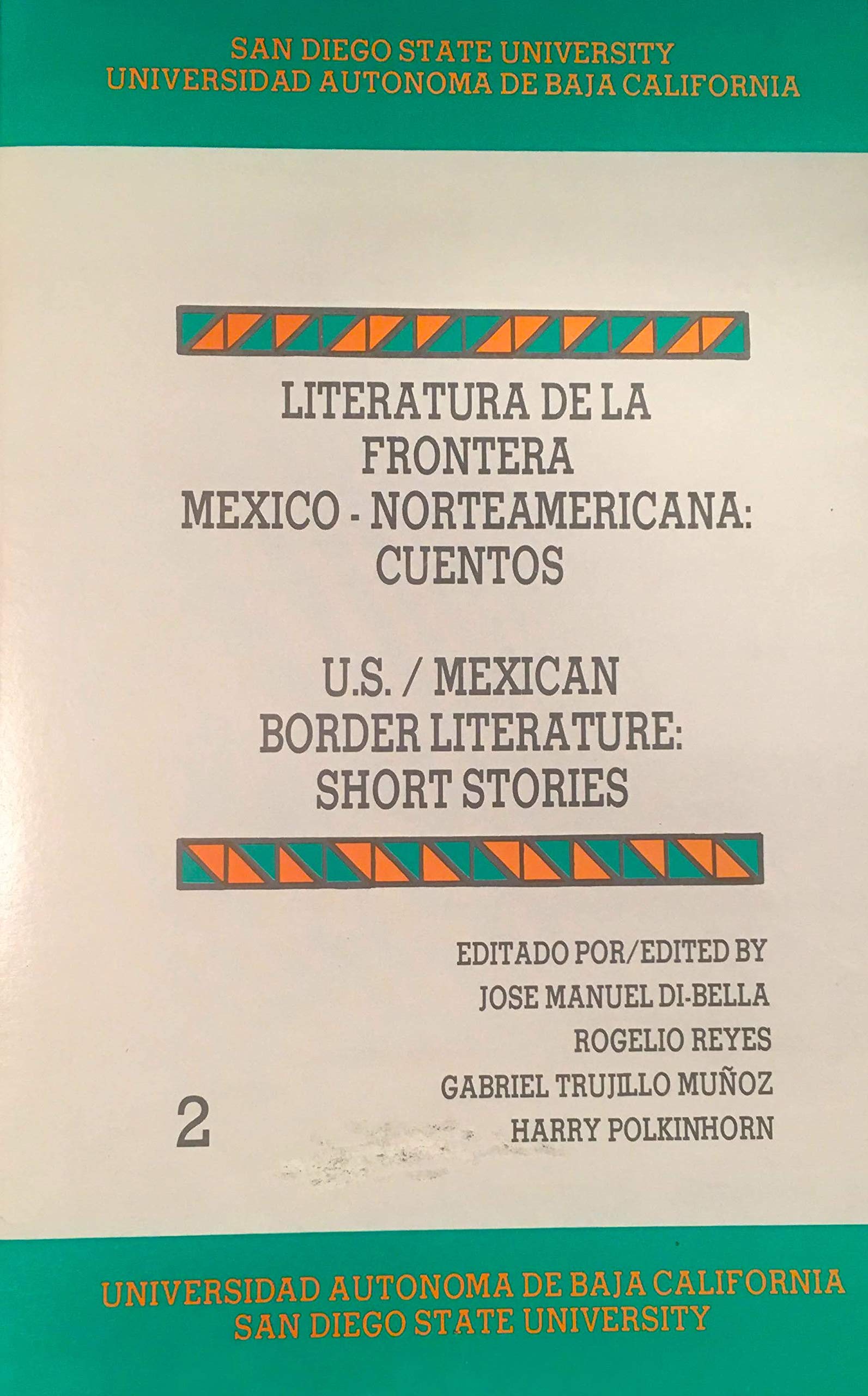U. S. - Mexican Border Literature: Short Stories Books