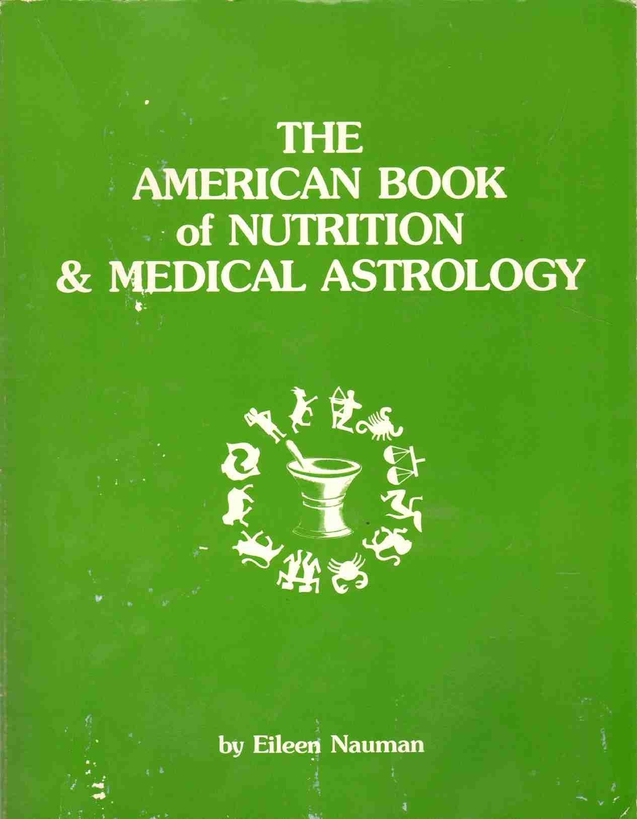 American Book of Nutrition and Medical Astrology Religion & Esotericism