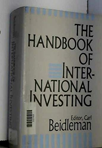 The Handbook of International Investing book