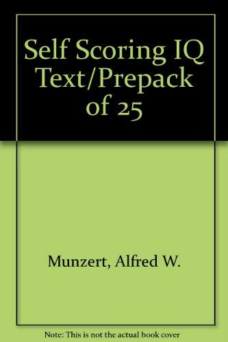 Product Image: Self Scoring IQ Text/Prepack of 25