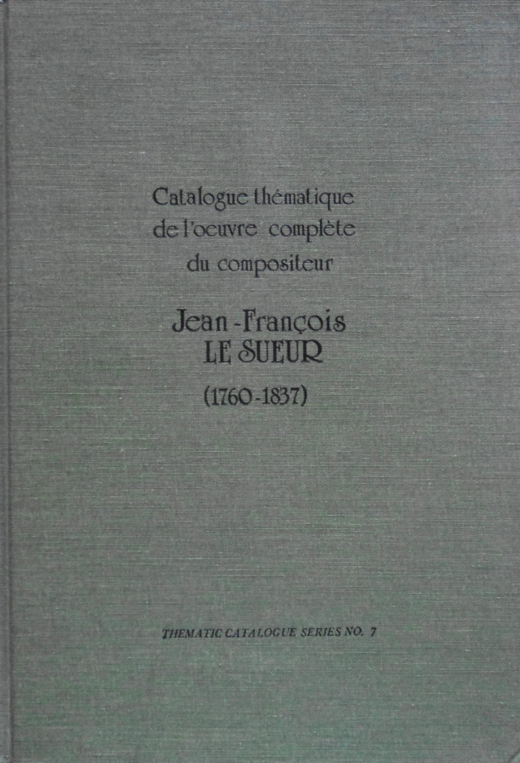 Jean-FranüCois Le Sueur book